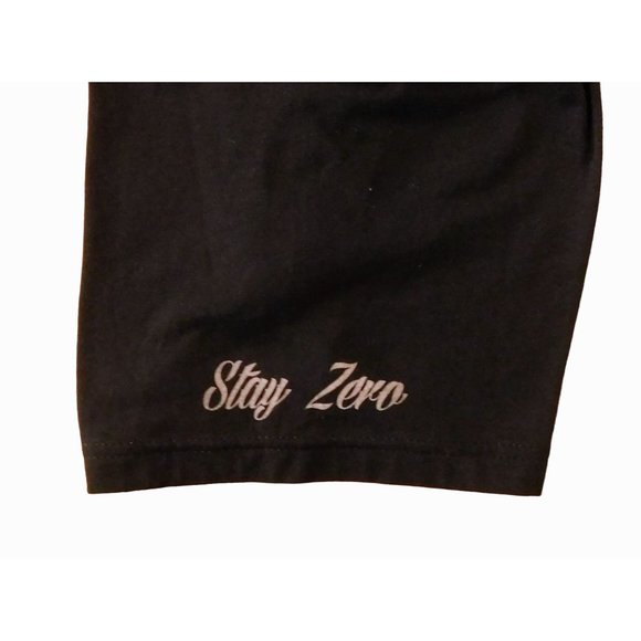 Stay Zero Foxtrot Tee Shirt 3XL Black Skull Short Sleeve Polyester Cotton - Picture 4 of 8